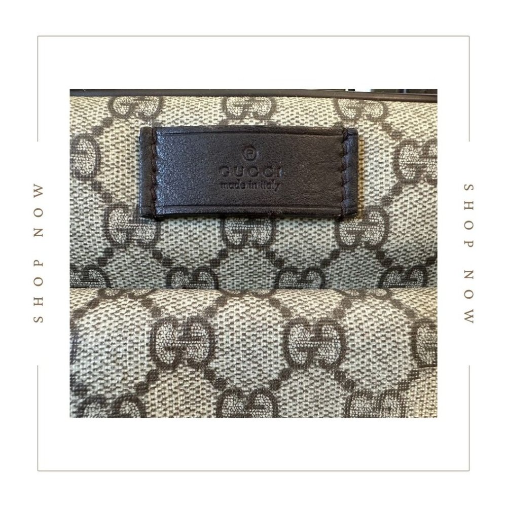 Vintage Gucci GG Supreme Canvas Satchel - Picture 10 of 16